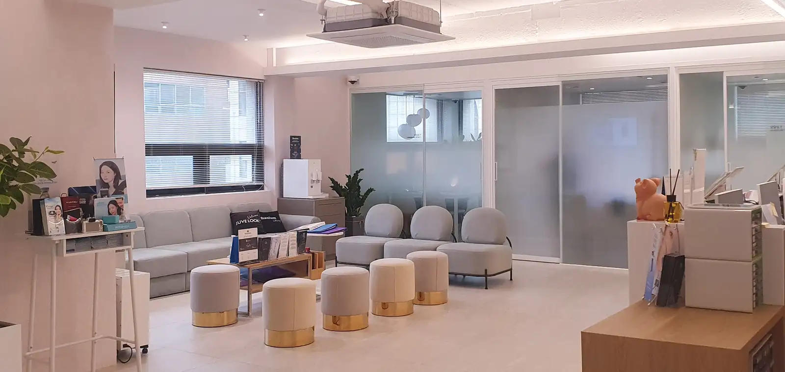 EVER SKIN CLINIC lounge in Apgujeong, Seoul — seoul skin clinic waiting area